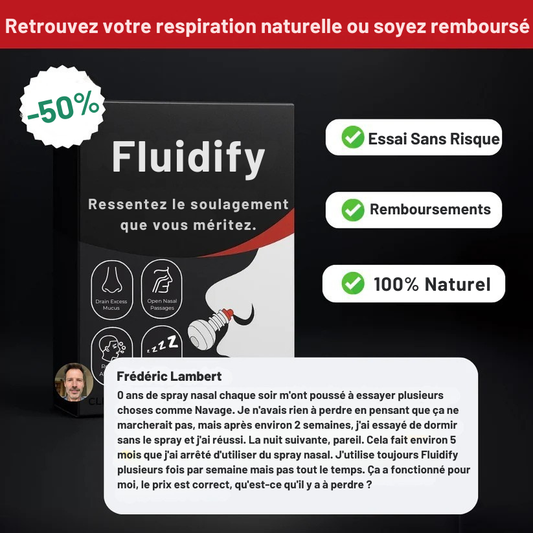 Fluidify | Traitement des sinus en 10 minutes